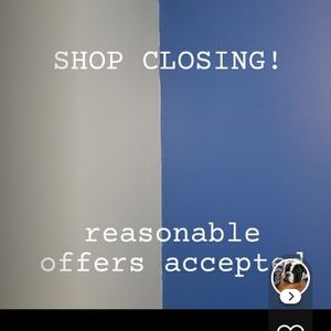 Shop closing!!